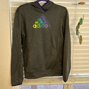 Adidas, hooded sweatshirt, size medium